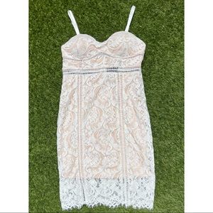 Fashion Nova Baby Don’t Lie dress - white XL